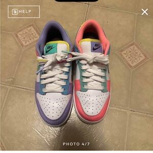 Nike Sneakers with Yellow Soles